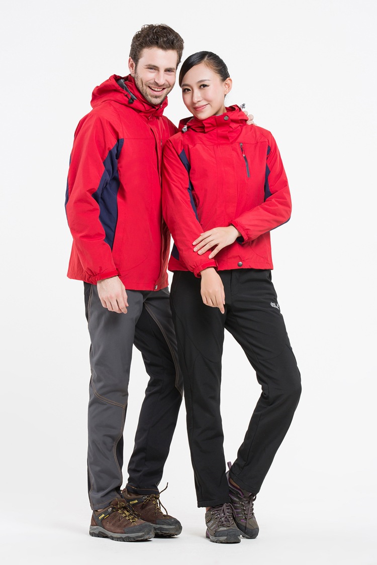 三合一冲锋衣登山服滑雪服