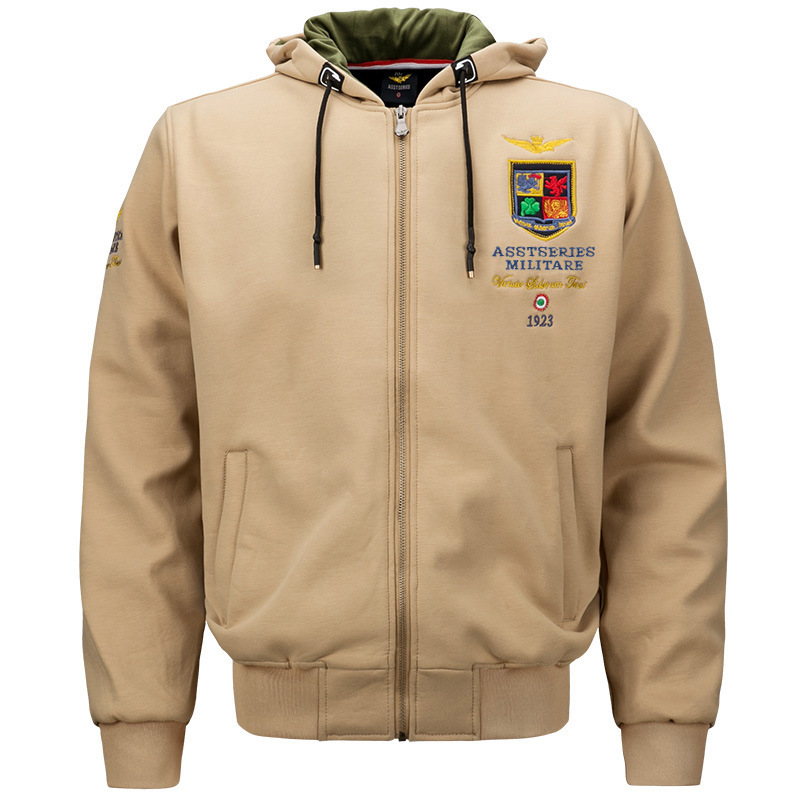 New MA1 air force one men's cotton sweater men's jacket men's hooded sports leisure Korean woolen sweater New MA1 air force one men's cotton sweater men's jacket men's hooded sports leisure Korean woolen sweater
