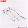 Easy to show Manufactor wholesale multi-function S-type The ball Hooks Metal electroplate Slot board hook Hardware hooks