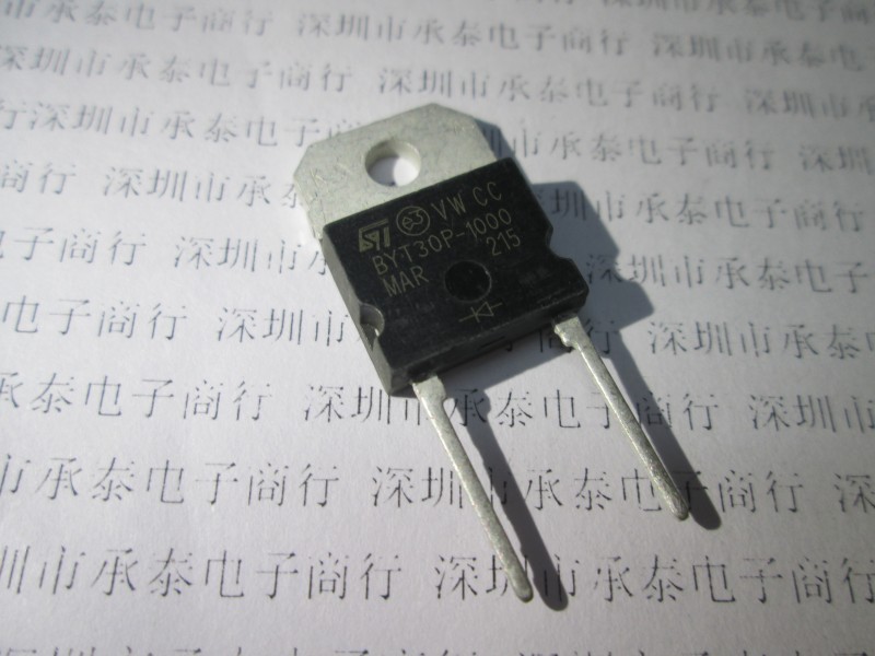 整流二极管 BYT30P-1000 TO-3P 进口原装现货