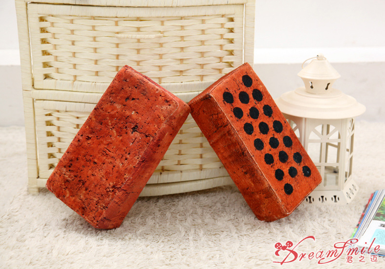 Plank Brick Pillow Plush Toy Creative Personality Simulation Brick Cushion Pillow Brick Funny Valentine's Day Gift
