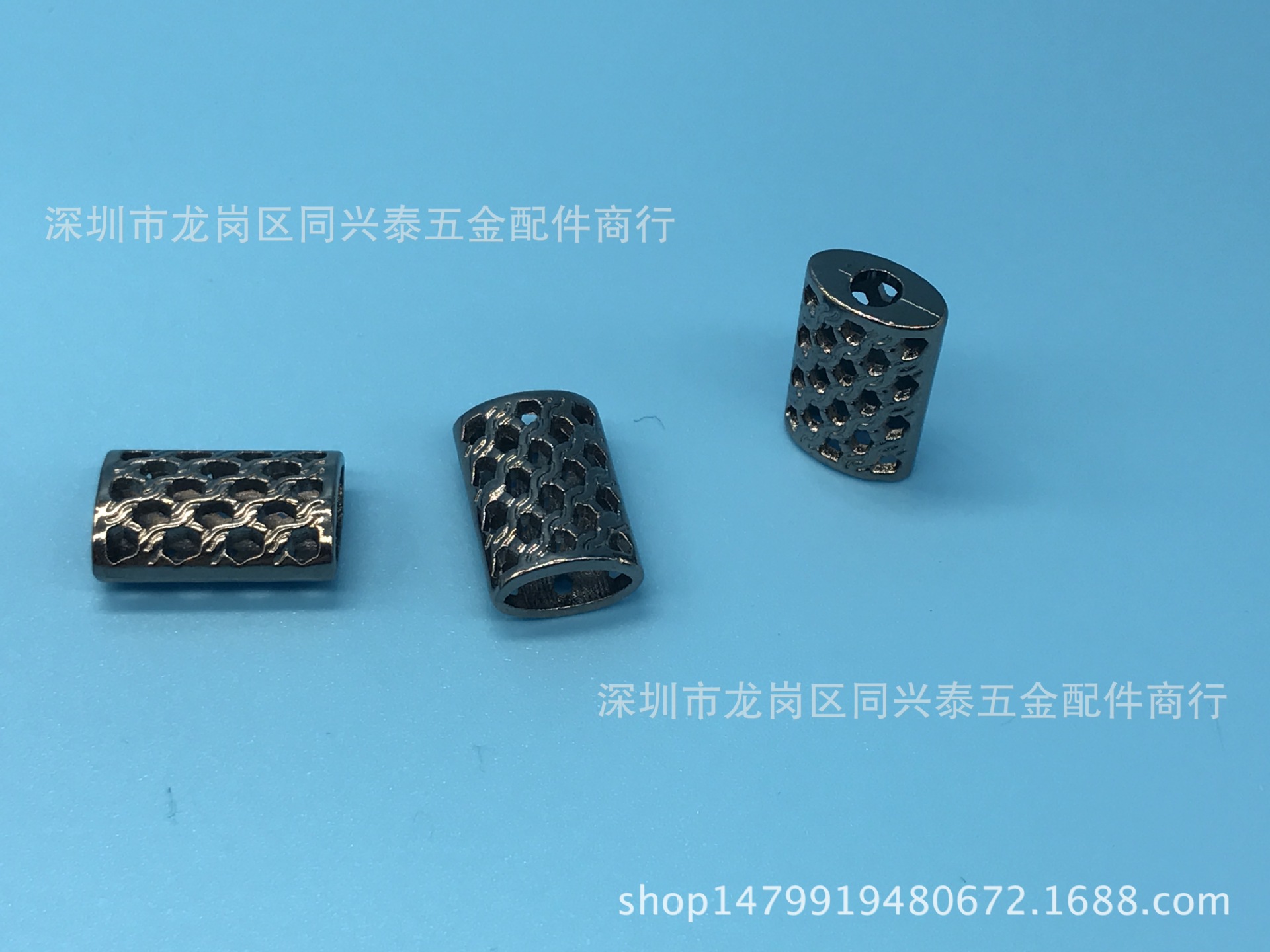 箱包五金热销 金属镂空吊钟 金锁扣 穿绳扣DIY 扁形吊钟 花纹吊钟