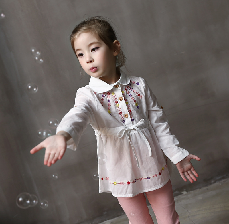 Chemise fille à manche longue - Ref 2086126 Image 11