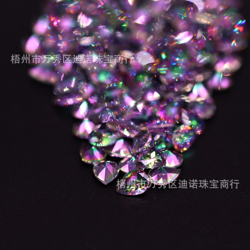 七彩宝石_厂家批发定制电镀七彩宝石 DIY饰 量大从优 - 阿里巴巴