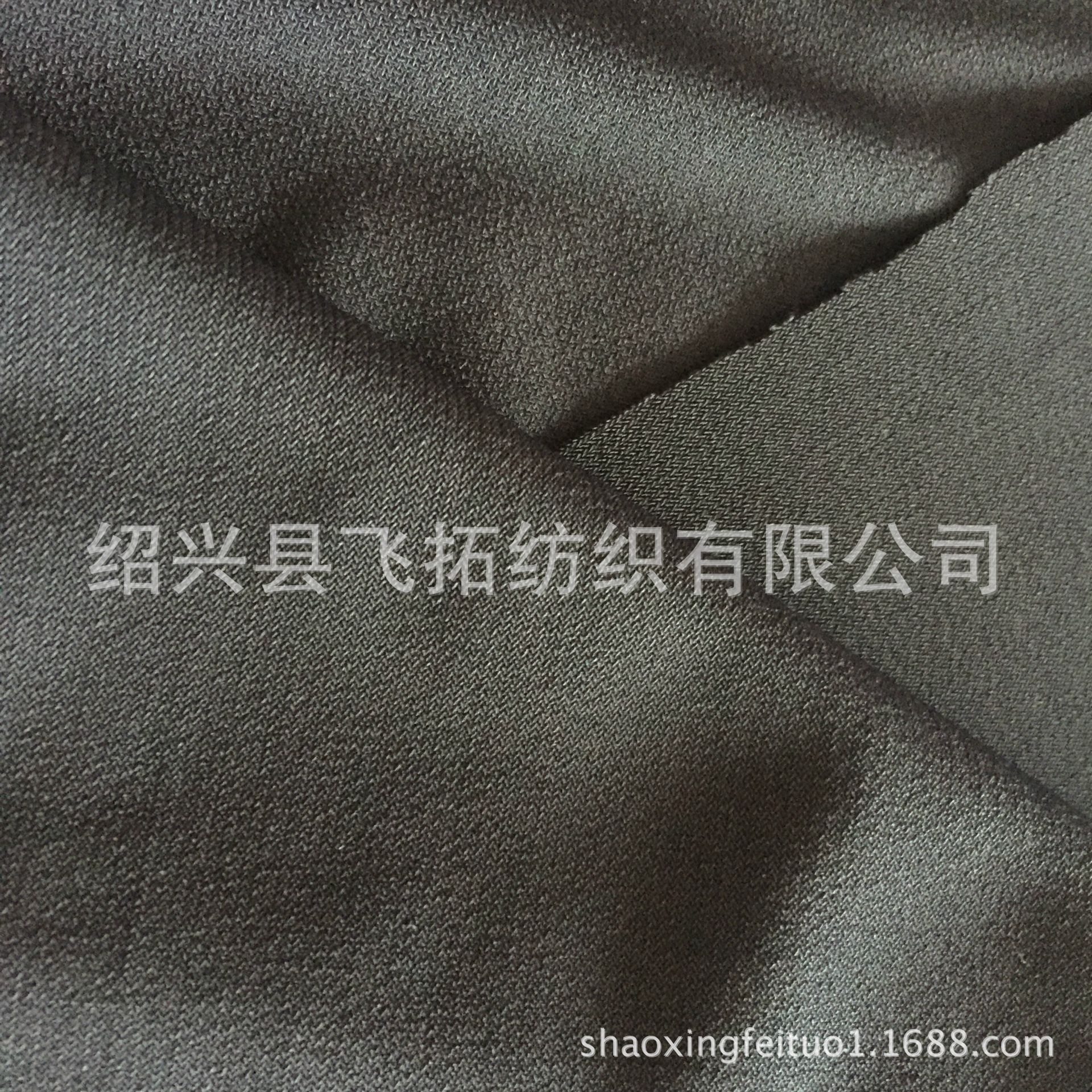 厂家直销针织全涤氨纶超厚水晶麻250到280克