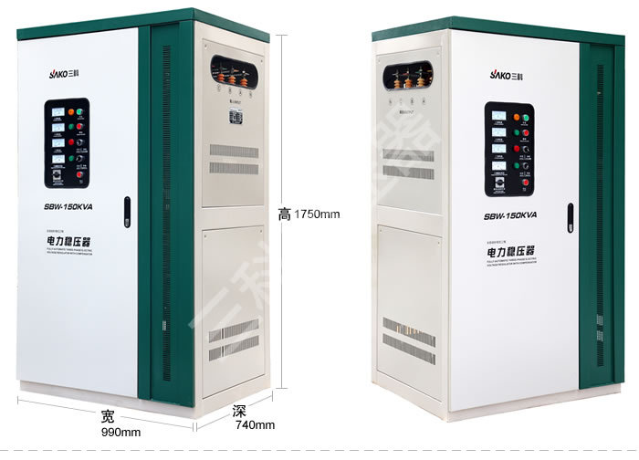 三科SBW-600KVA大功率稳压电源三相全自动补偿式电力稳压器600kW