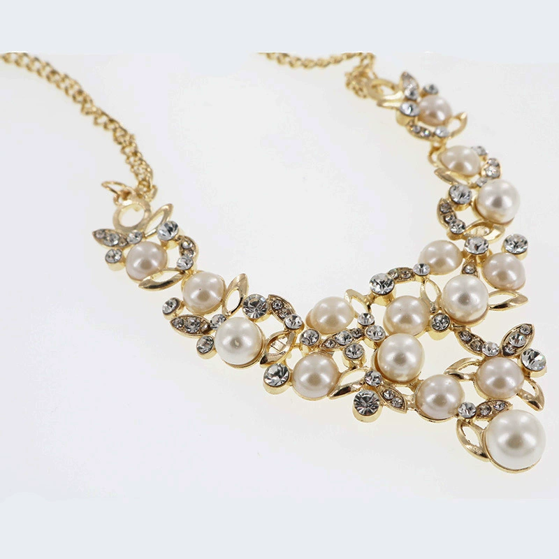 Модный аксессуар из жемчуга, цепи, четырехлистника, Aliexpress, ebay