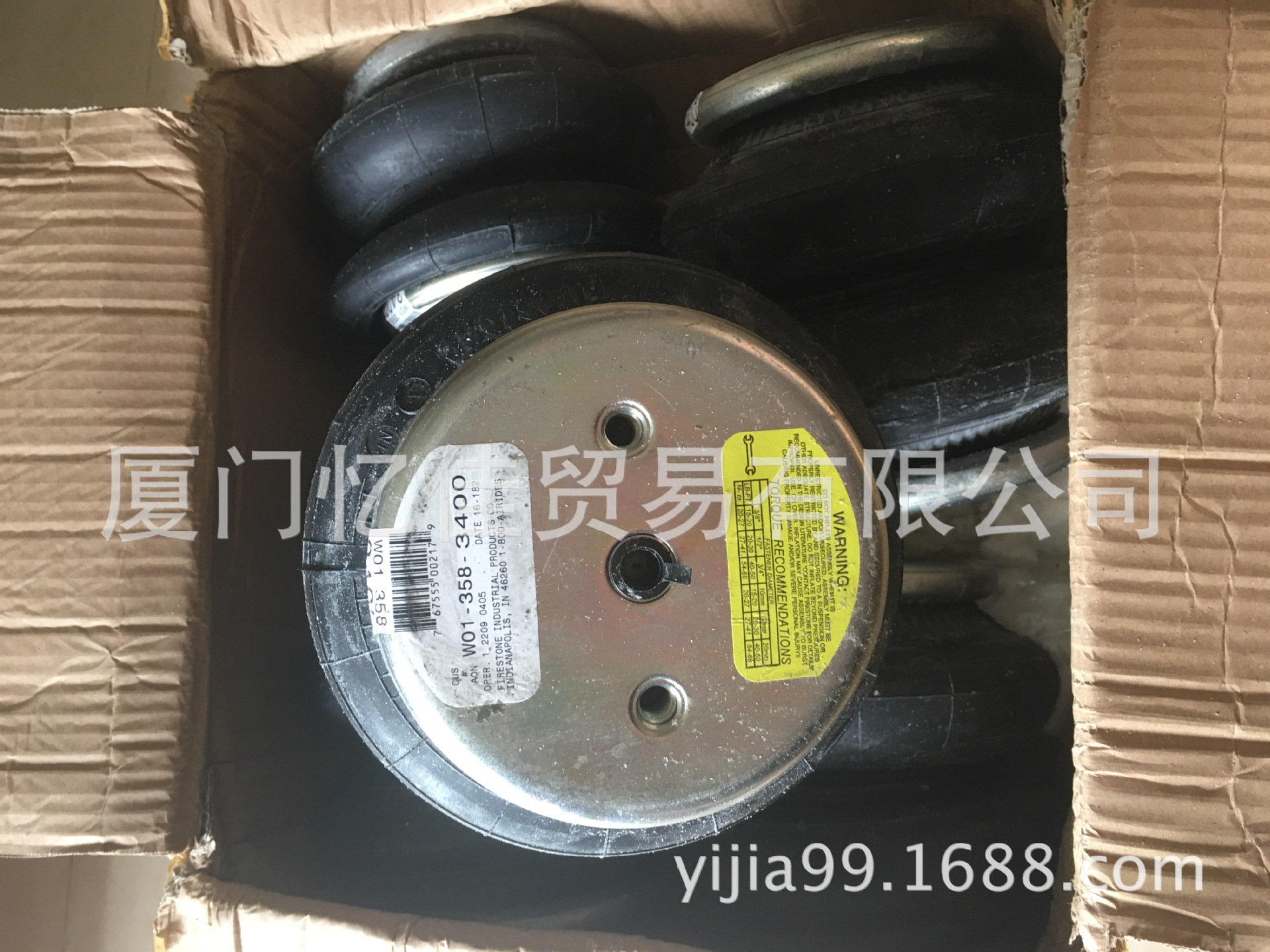 FIRESTONE气动隔振器 W01-358-7781 气囊 空气弹簧 气囊缓冲器