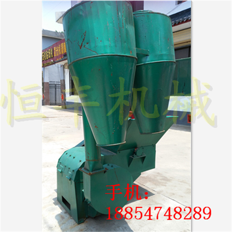 沙克龙防尘粉碎机 小型猪饲料锤片式粉碎机 大型粉糠机