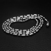 Fashionable bamboo chain, pendant stainless steel, necklace suitable for men and women, sweater, accessories