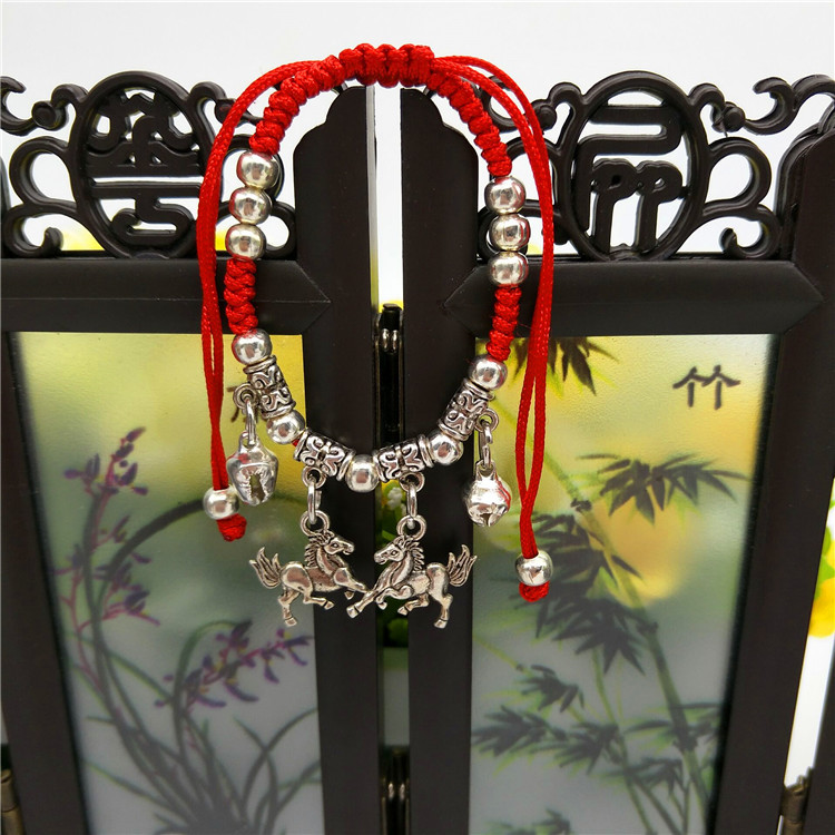 Minority silver jewelry 12 zodiac signs thick rope silver decorative…