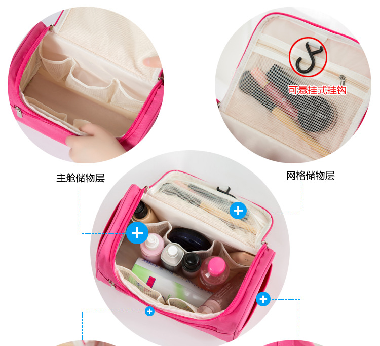 200g Weight Pink, Purple, Red, Green, Black Color Large-capacity Camouflage Wash Bag Wholesale Nihaojewelry 2