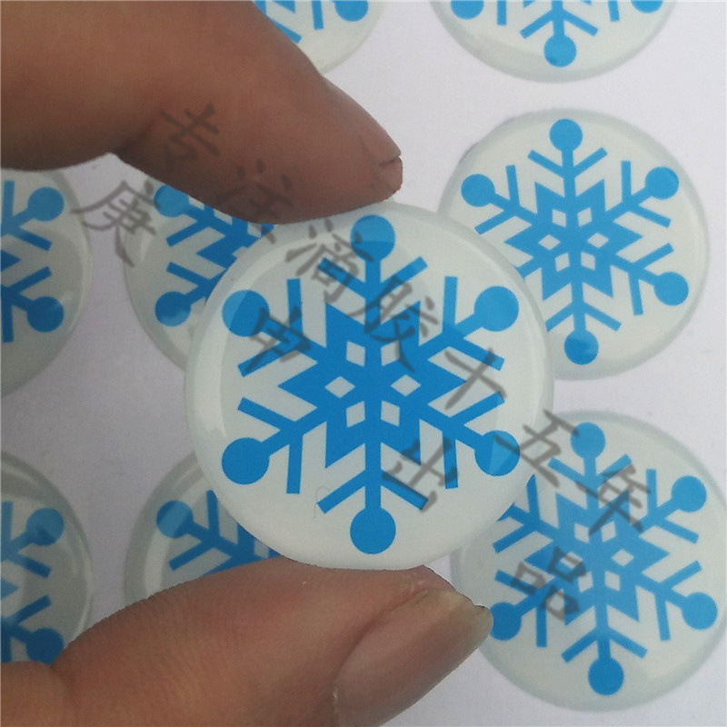  迷你风扇套装含雪花水晶滴胶 PC按键贴 覆膜不干胶 量大从优