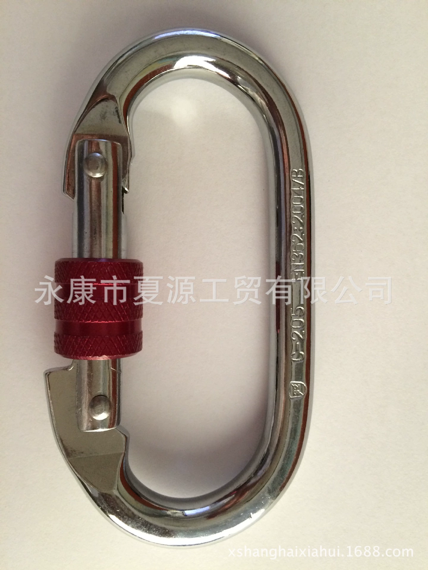 Aerial yoga mountaineering and rock climbing special main lock carabiner O-shaped lock track hook