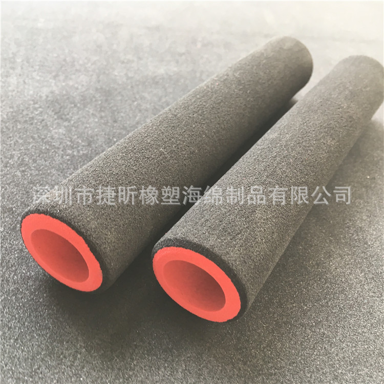 捷昕供应 nbr橡塑海绵手把套成型厂家 橡塑握把