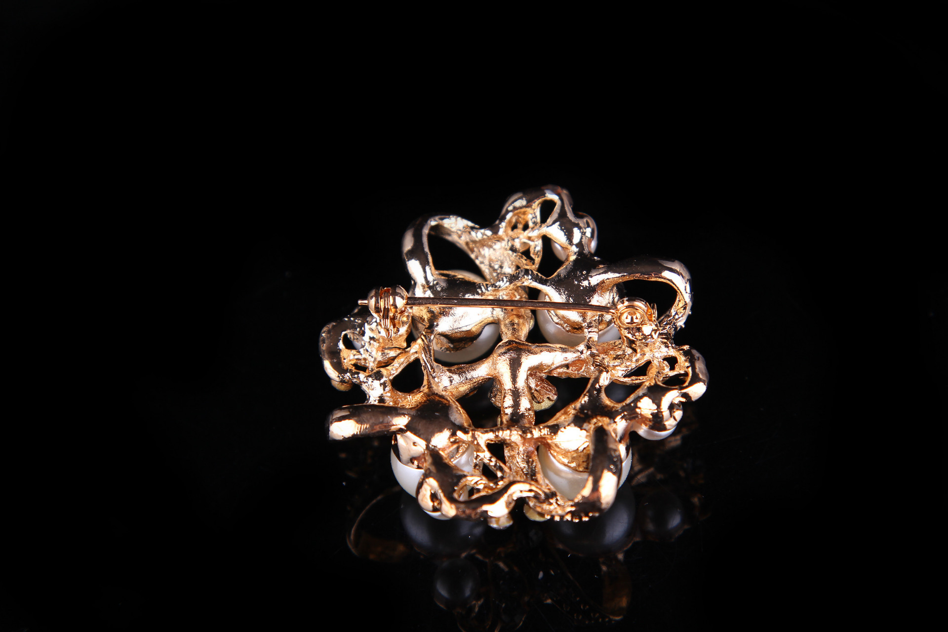Broche en perles et strass, style coréen, simple et polyvalent, pour femme_voghion.com