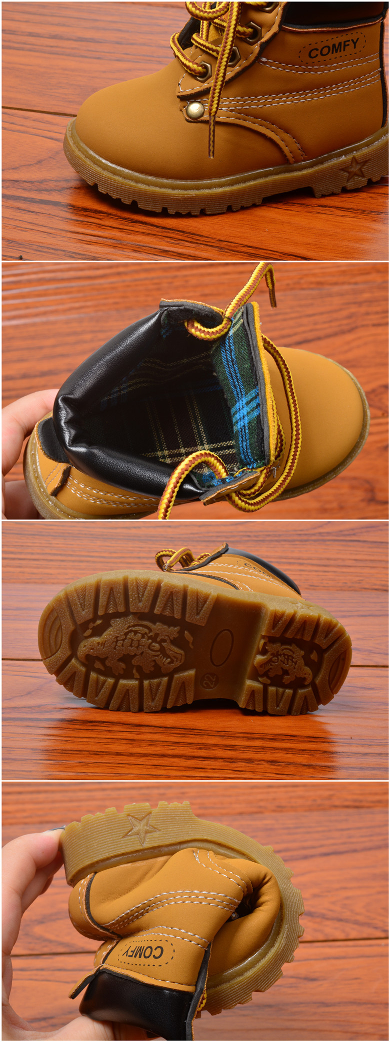 Chaussures enfants en autre rivet pour hiver - semelle tendon - Ref 1039533 Image 10