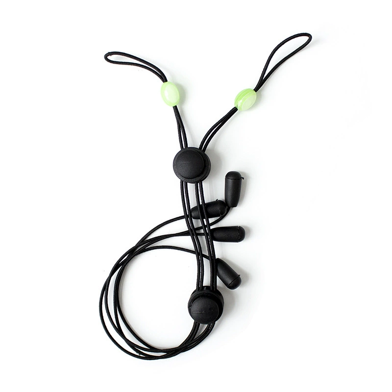Elastic nipple connector cords, rubber band, 26 cm, adjustable bead loops
