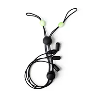 Elastic nipple connector cords, rubber band, 26 cm, adjustable bead loops