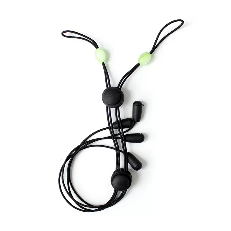 Elastic nipple connector cords, rubber band, 26 cm, adjustable bead loops