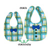 Waterproof cotton double-sided children's eating bib