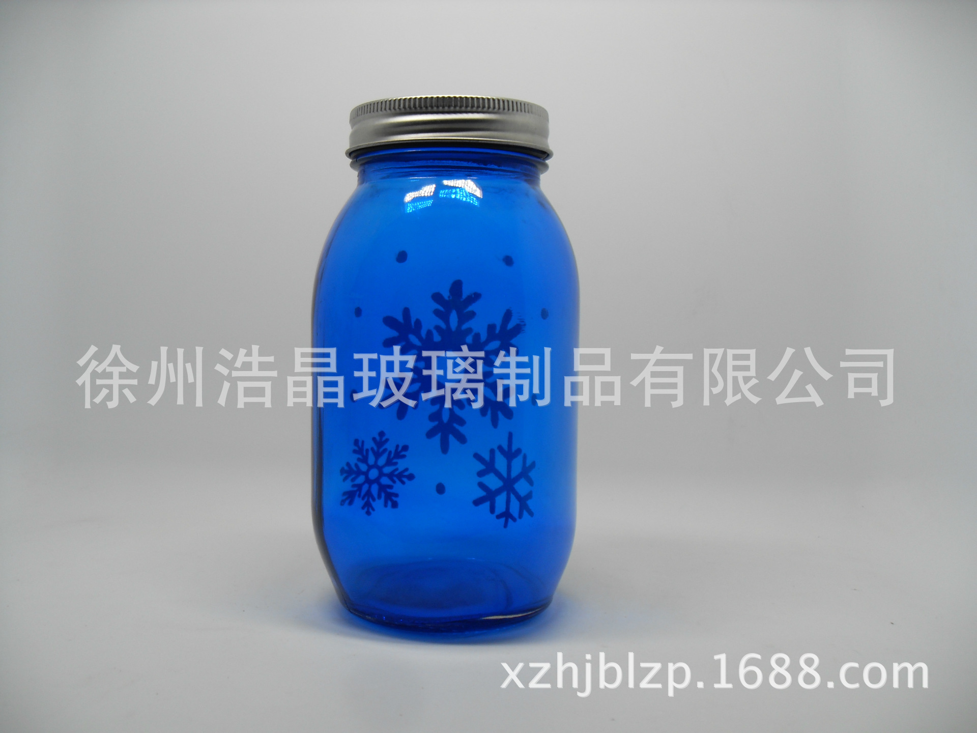 厂家定做广口玻璃防潮密封罐工艺彩色玻璃罐子深加工创意玻璃罐