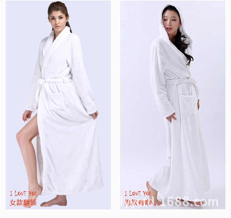 Peignoir flanelle longue - Ref 590921 Image 11