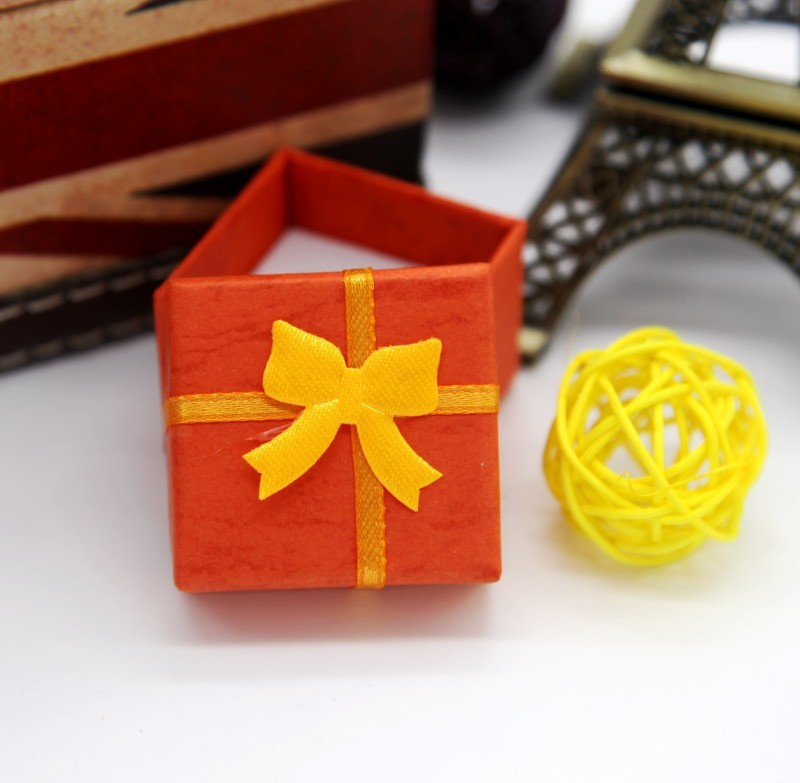 Paper Material Fashion Bow Knot Paper Jewelry Boxes 1 Piece
