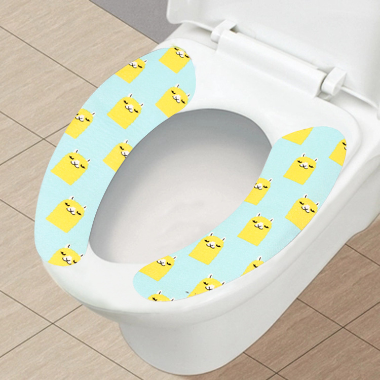 printing Toilet mat Seat cushion Four seasons household Toilet stickers Toilet mat thickening Stick currency