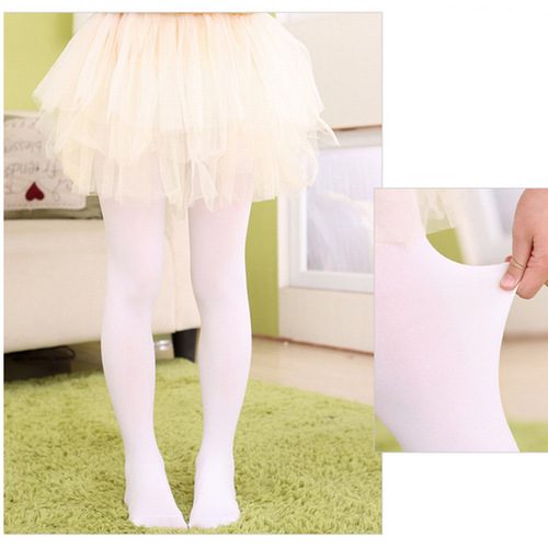[Pantyhose] Children's Spring and Summer One-piece White Pantyhose Performance Socks Girls Children's Children's Performance Socks