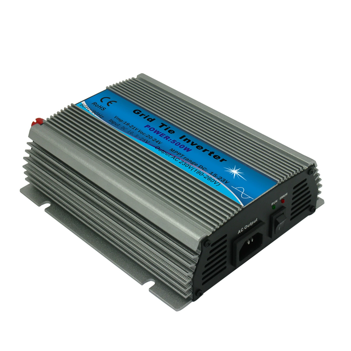 500W солнечный микроинвертор с подключением к источнику тока 10.5-28V 18V до 220V микроинвертор