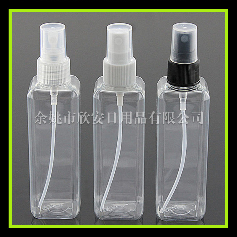 透明方瓶100ml喷雾瓶 化妆品分装瓶 纯露喷壶100ml补水喷壶