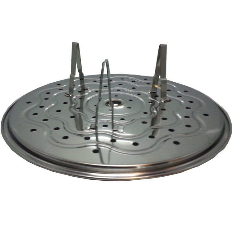 Manufacturer's stainless steel steamer with a double bottom, Korean-style two-layer steamer, steamer cage, household multi-functional export steamer detail image 15