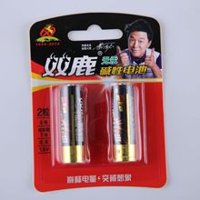 正品雙鹿 AA 5號鹼性二支卡裝電池 掛卡電池玩具遙控器用