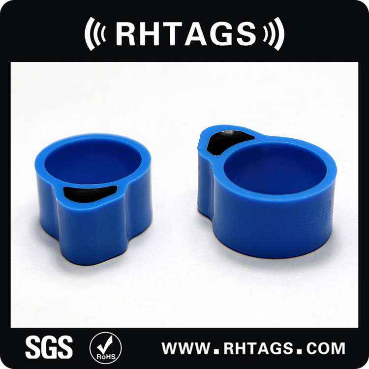 RFID电子脚环鸡脚环 鸽子脚环标签 RFID闭口鸡脚环 EM4305芯片