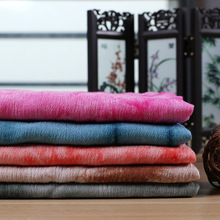 亚麻服装 亚麻粘绉布印花 面料 麻布面料 时尚女装裤裙1606