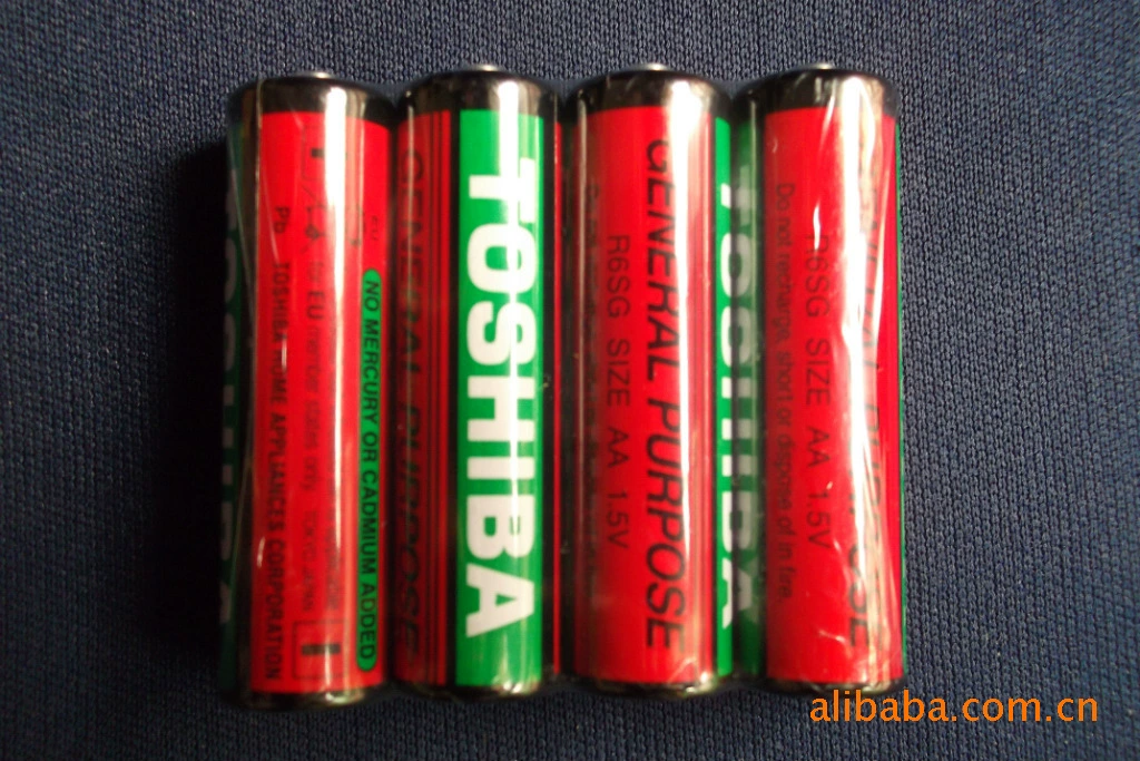 Оригинальная аккумуляторная батарея Toshiba AA Carbon No. 5 R6SG