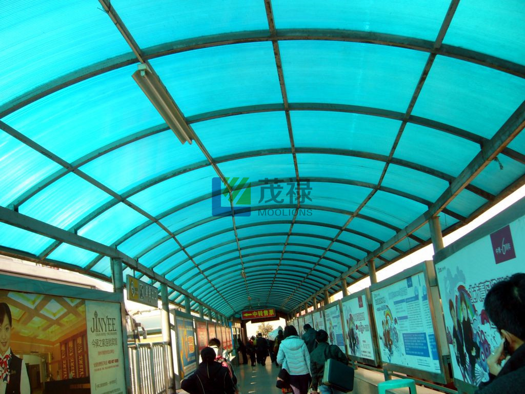 苏州 透明PC阳光板 屋顶采光  阁楼搭建