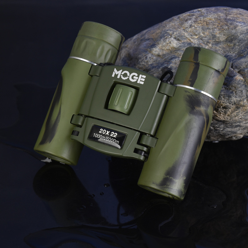 Moldova brother 20x22 Binoculars telescope Mini Small pocket High power high definition Night vision outdoors Mini