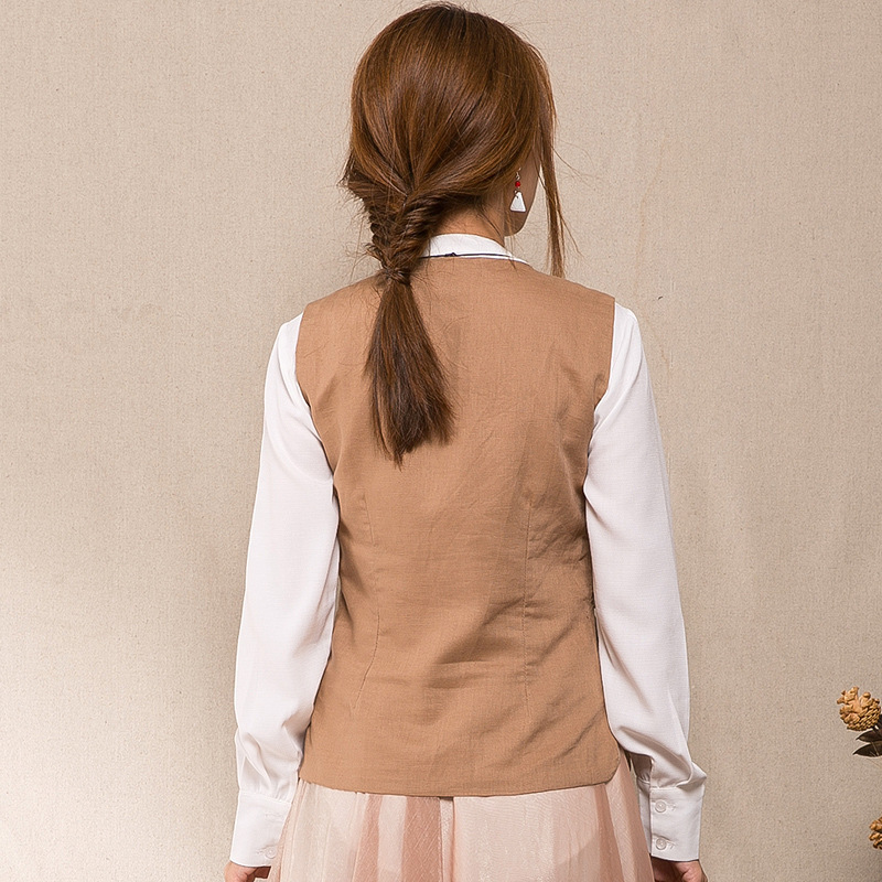 Gilet femme en Chanvre - Ref 3318388 Image 3