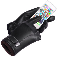 Autumn and Winter Men and Women Touch Screen Thicken Outdoor Riding Warm Windproof Waterproof Driving Gloves for Students and International Trade