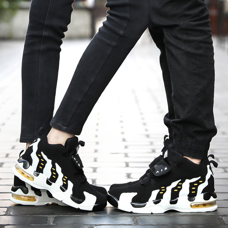 air cushion shoes outdoors gym shoes man Casual shoes lovers Increase Korean Edition Net surface outdoors Running shoes Trendy shoes