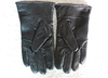 Leather gloves man Broken skin Snaps Single Button Sheepskin black factory customized Customize