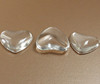 Glossy crystal heart shaped, accessory, wholesale, with gem