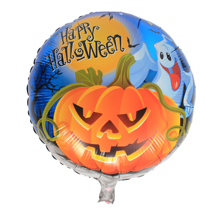 Halloween Pumpkin Aluminum Film Party Balloon display picture 4