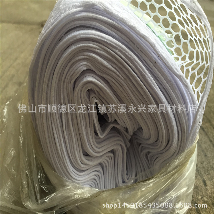 批发大眼中眼网布 2.05米宽黑 白网眼布 沙发家具打底