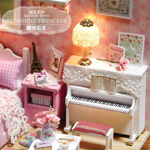 Zhiquwu New Cabin Sunshine Princess Series DIY Handmade Assembly Model Fresh Sunshine Creative Gift