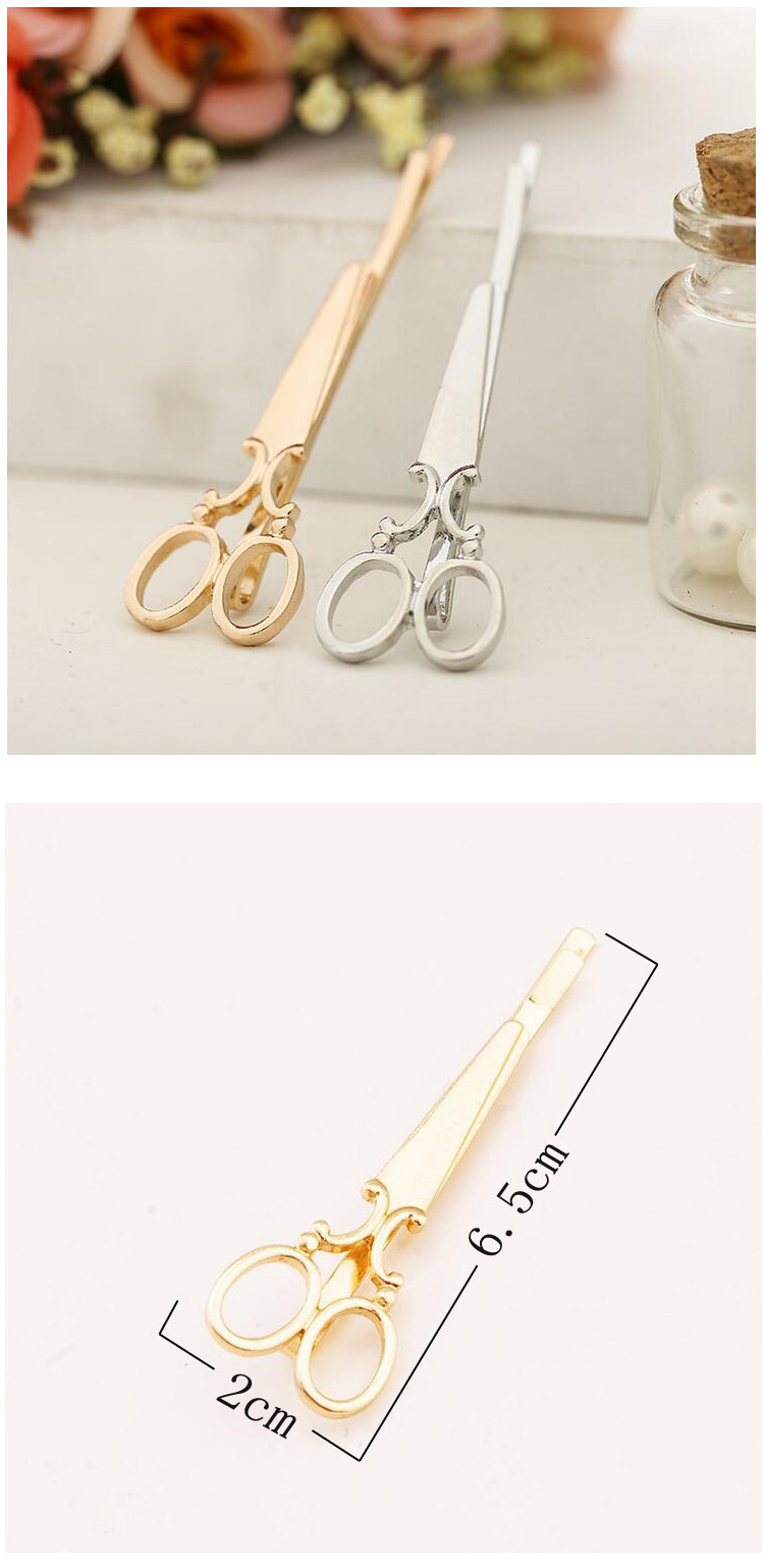 Fashion Geometric Alloy Plating Hair Clip display picture 3