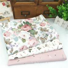 【玫瑰庄园 3色】纯棉斜纹布料 全棉床品旗袍洋装裙子娃衣童装