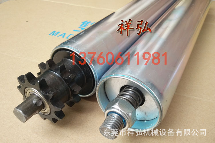 镀锌滚筒无动力滚筒 托辊 辊筒 输送机滚筒 流水线滚筒 镀锌滚轴-阿里巴巴